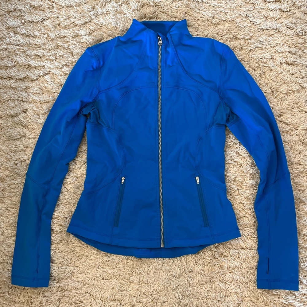 Lululemon blue zip up jacket